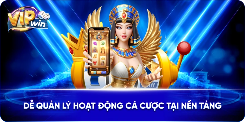 Dễ quản lý hoạt động cá cược tại nền tảng